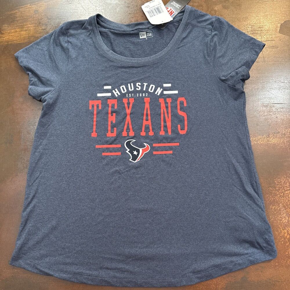 Houston Texans Women’s Medium new Era T-shirt Sportswear H-town tee casual NFL